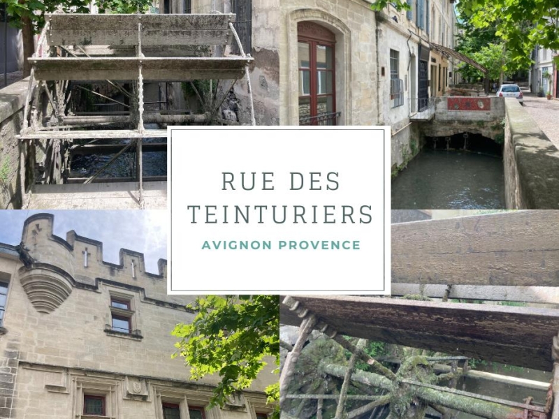 Rue des Teinturiers à Avignon : balade entre histoire et charme